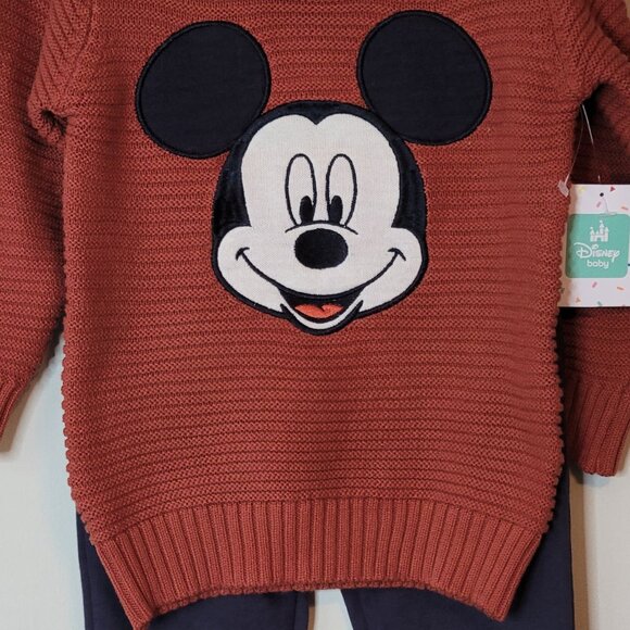Disney Mickey Mouse Sweater & Pants Set - Baby Toddler Outfit (24 Months) - Picture 10 of 10